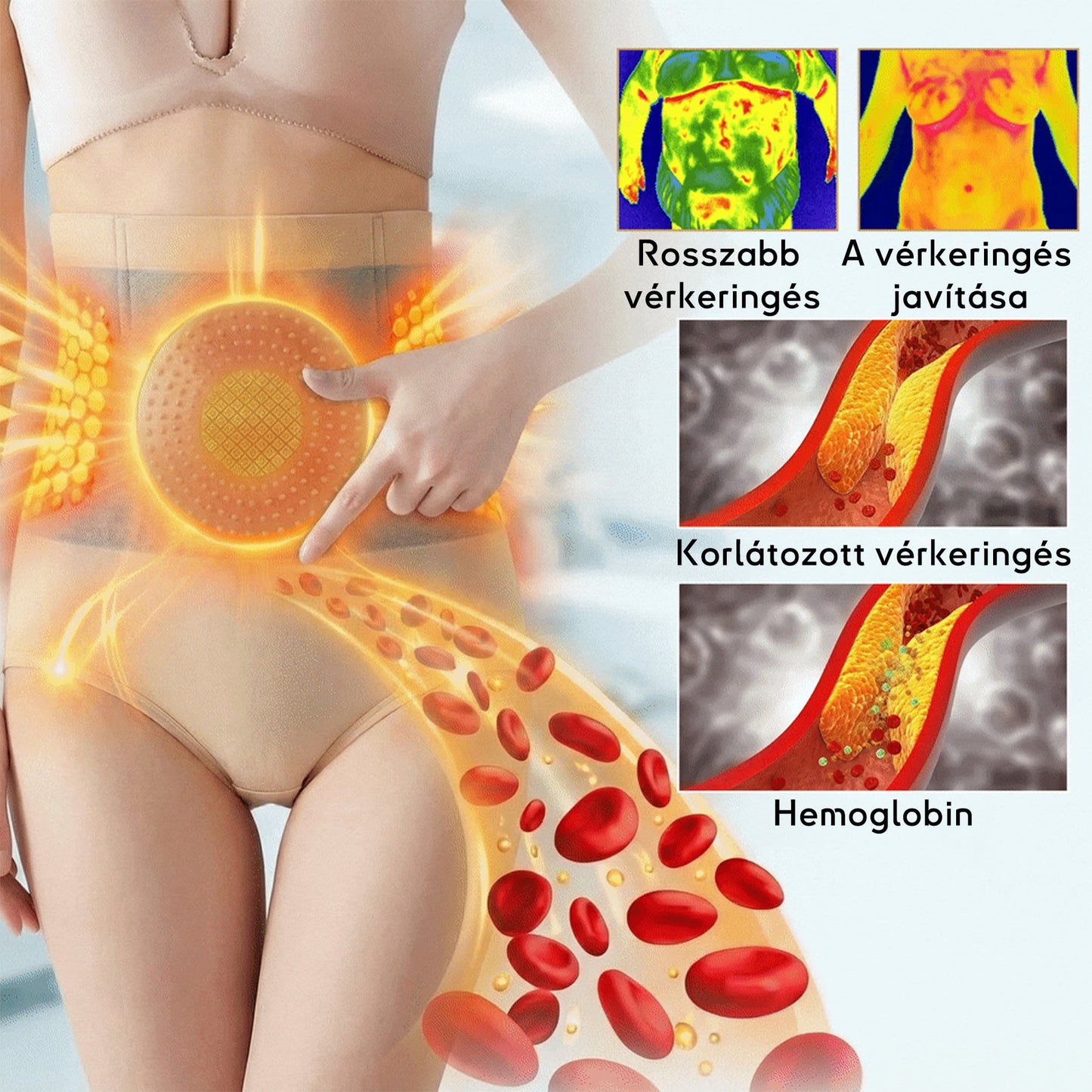 🍃🍃A márka hivatalos üzlete | 🧑‍⚕️GFOUK® 2026 Moringa és berberin 4 az 1-ben mikrorészecskés alakformáló és zsírégető rövidnadrág